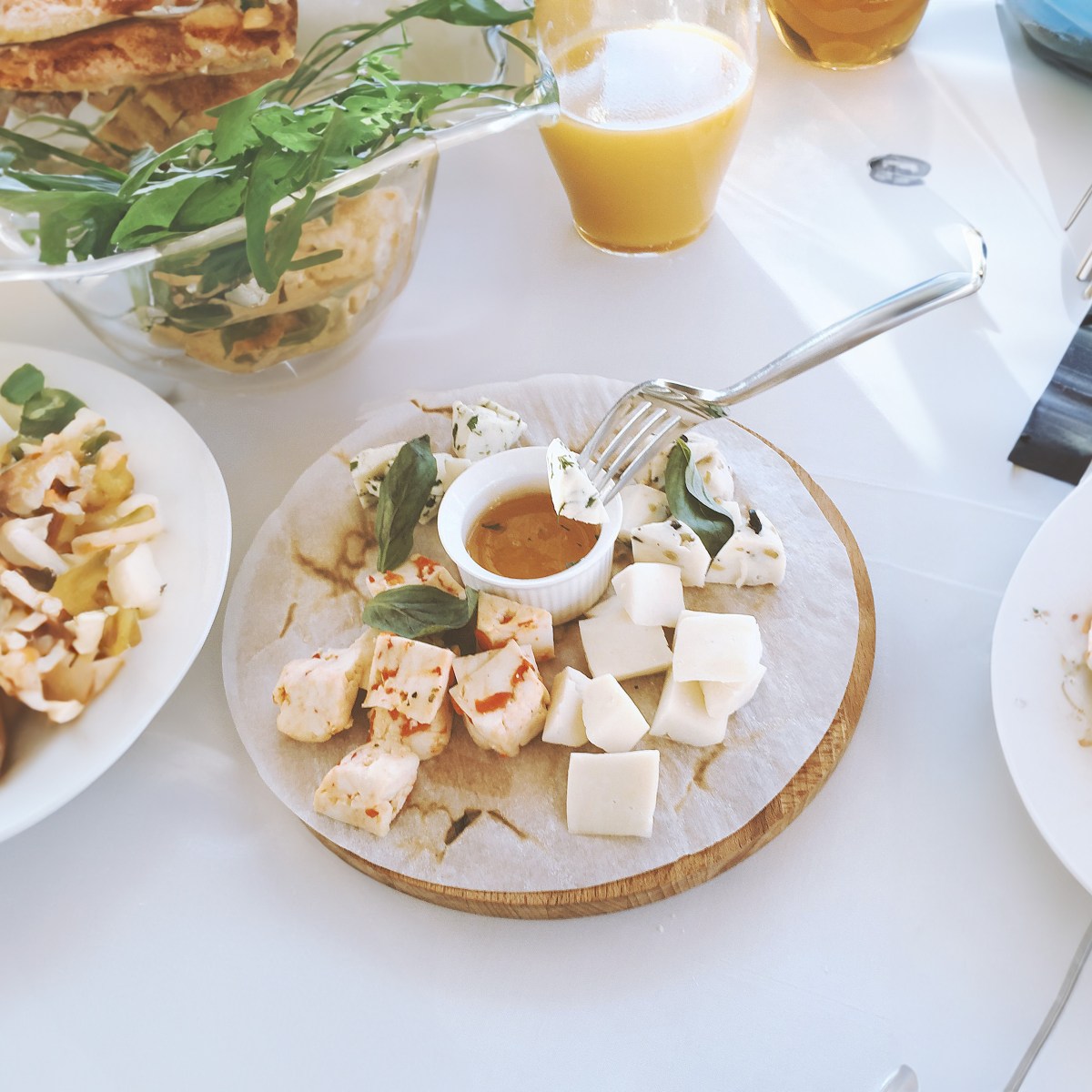 Kichererbsen Tofu mit Tomaten&Oliven